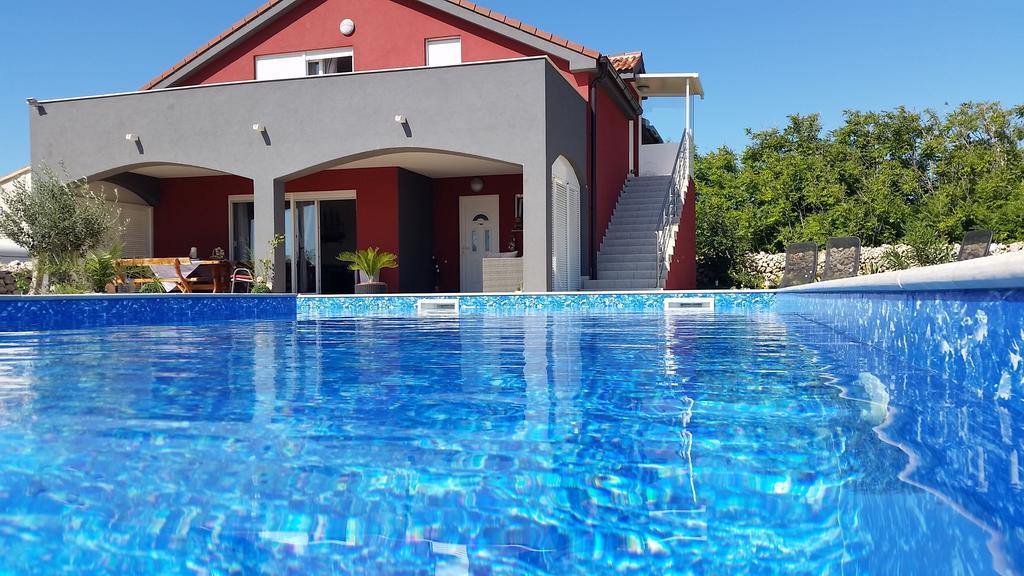 House With Swimming Pool Blue Diamond Apartment Povljana Luaran gambar